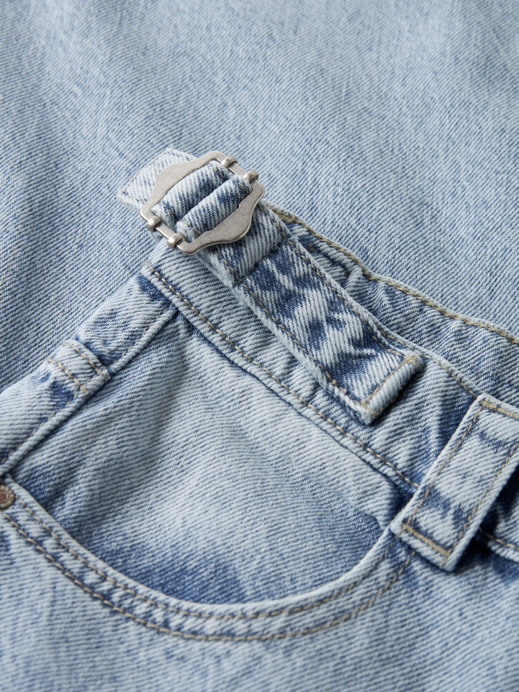 Name it NKFBELLA SKATER BUCKLE JEANS - Light Blue