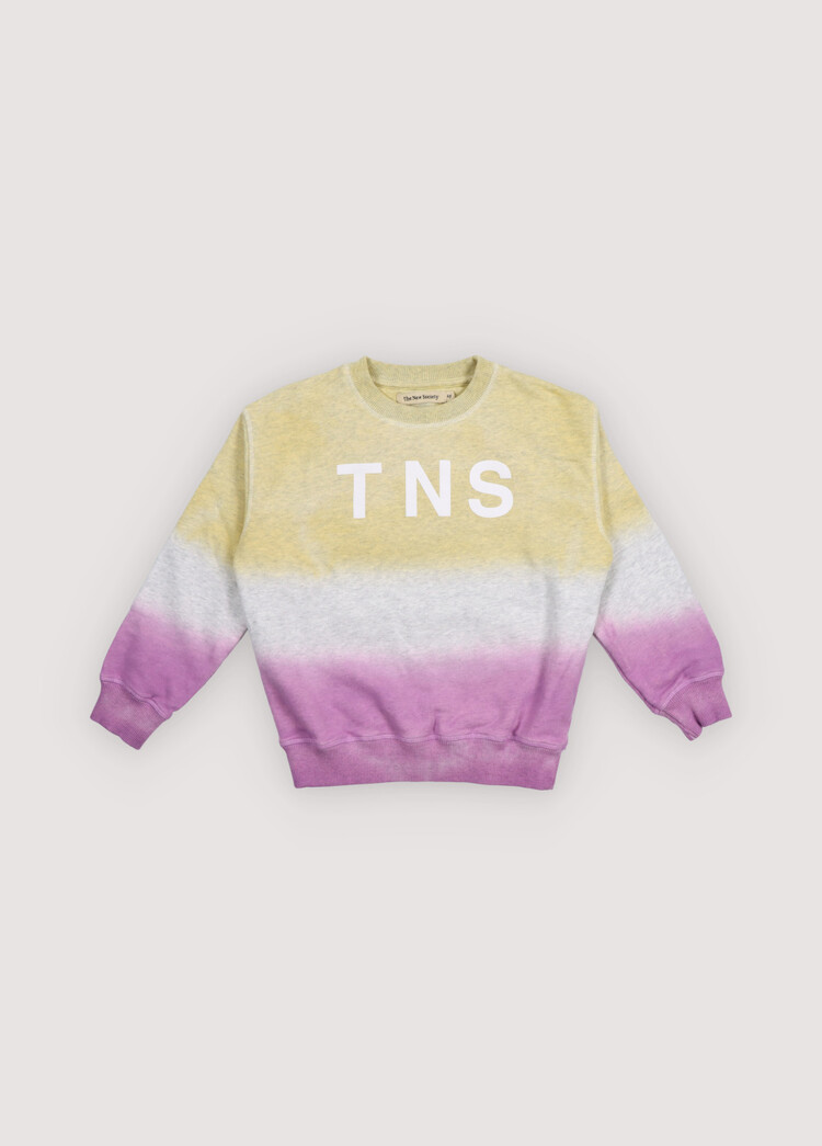 The New Society Tie Dye Sweatshirt Pink Lavander
