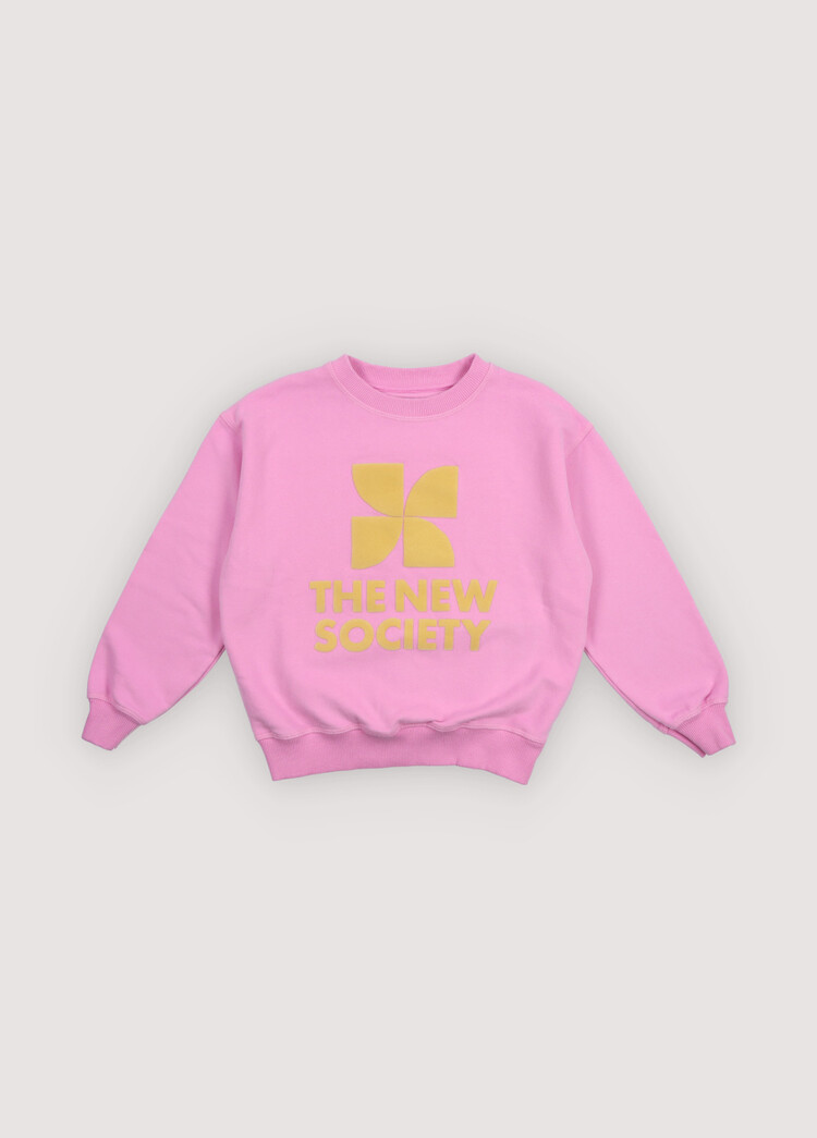 The New Society TNS Logo Sweatshirt Pink Lavander