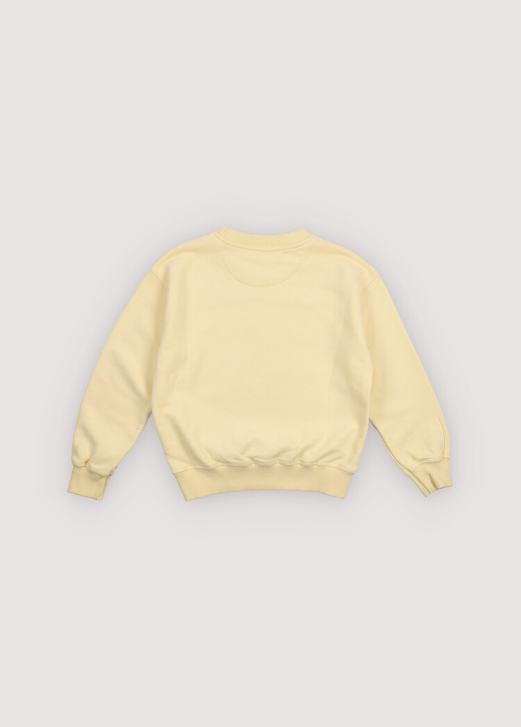 The New Society TNS Logo Sweatshirt Soft Lemon