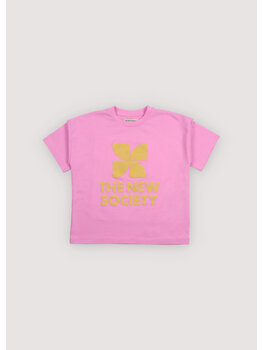 The New Society TNS Logo T-Shirt Pink Lavander