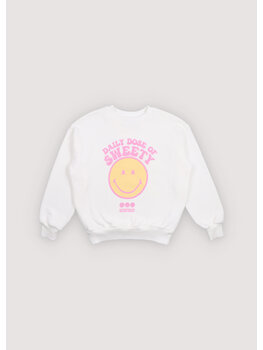 The New Society Smiley Sweatshirt Smiley Pure Cloud