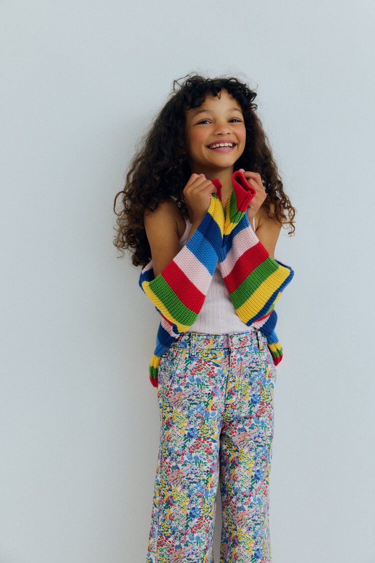 The New Society Lily Pant Verbena Print