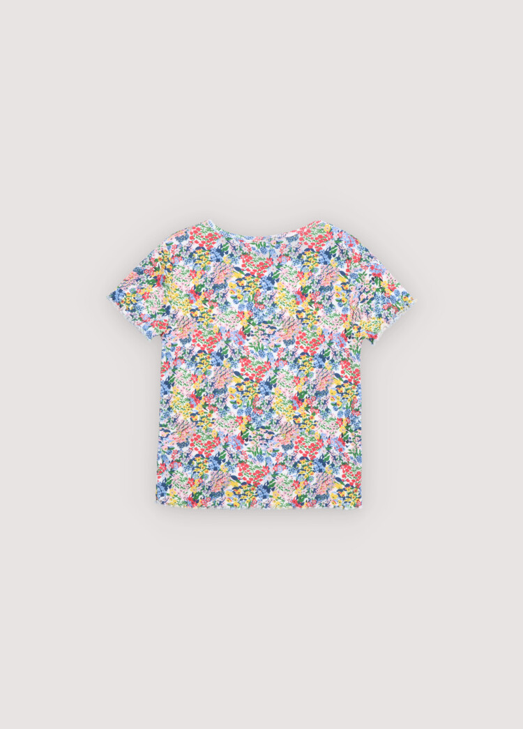 The New Society TNS Rib Tee Verbena Print