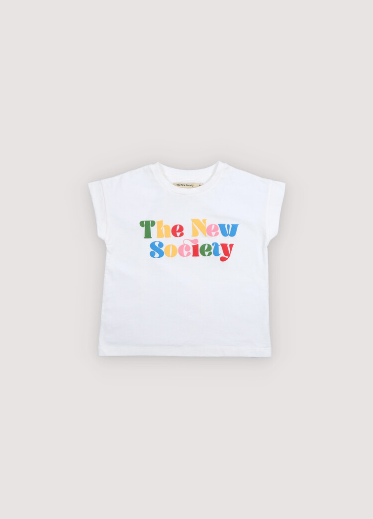 The New Society Wisteria T-Shirt Pure Cloud