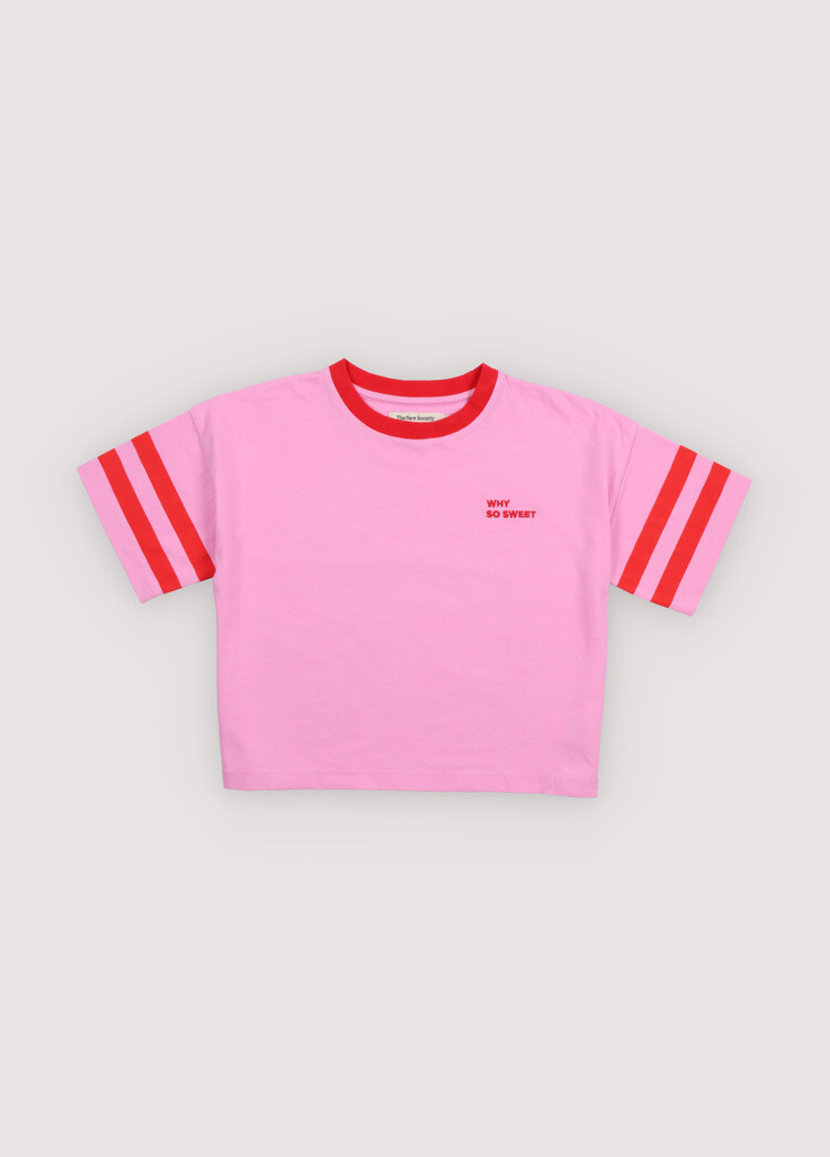 The New Society Canna T-Shirt Pink Lavander