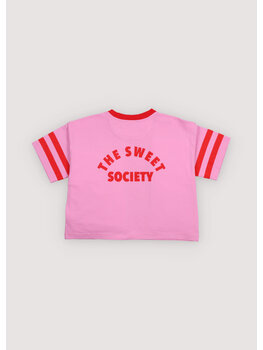 The New Society Canna T-Shirt Pink Lavander