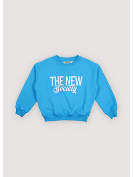 The New Society Clover Sweatshirt Pool Blue