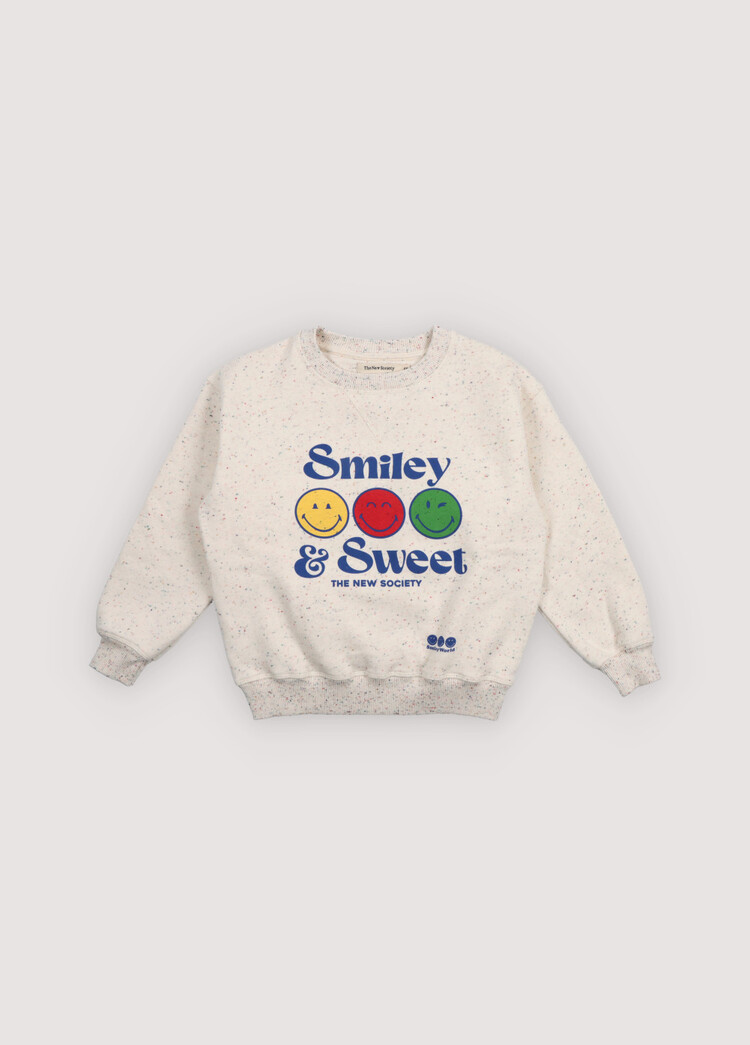 The New Society Smiley Sweatshirt Smiley Multicolor
