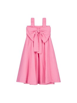 Daily Brat BOW DRESS PINK COSMOS