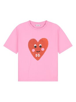 Daily Brat PATTY HEART T-SHIRT PINK COSMOS