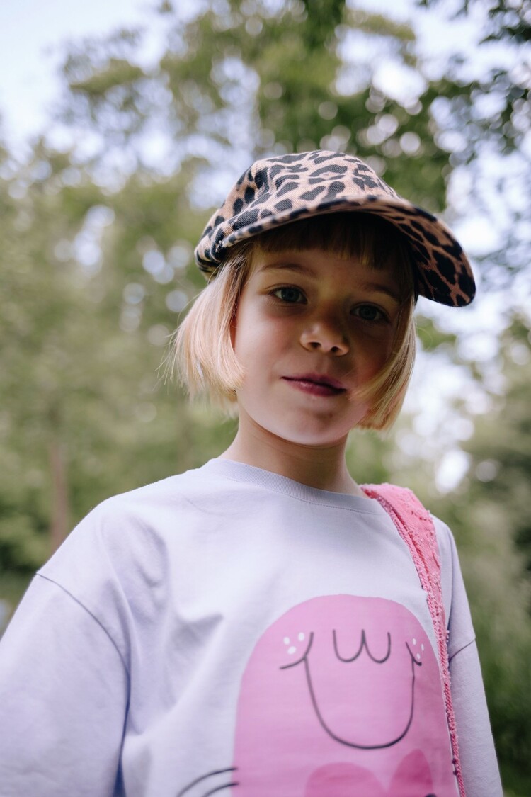 Daily Brat FLOSSY HEART T-SHIRT LAVENDER