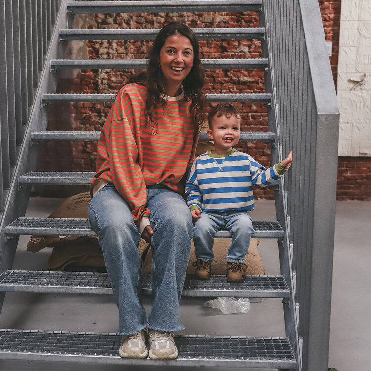 Your Wishes Stripe French Knit | Sweater - French Blue