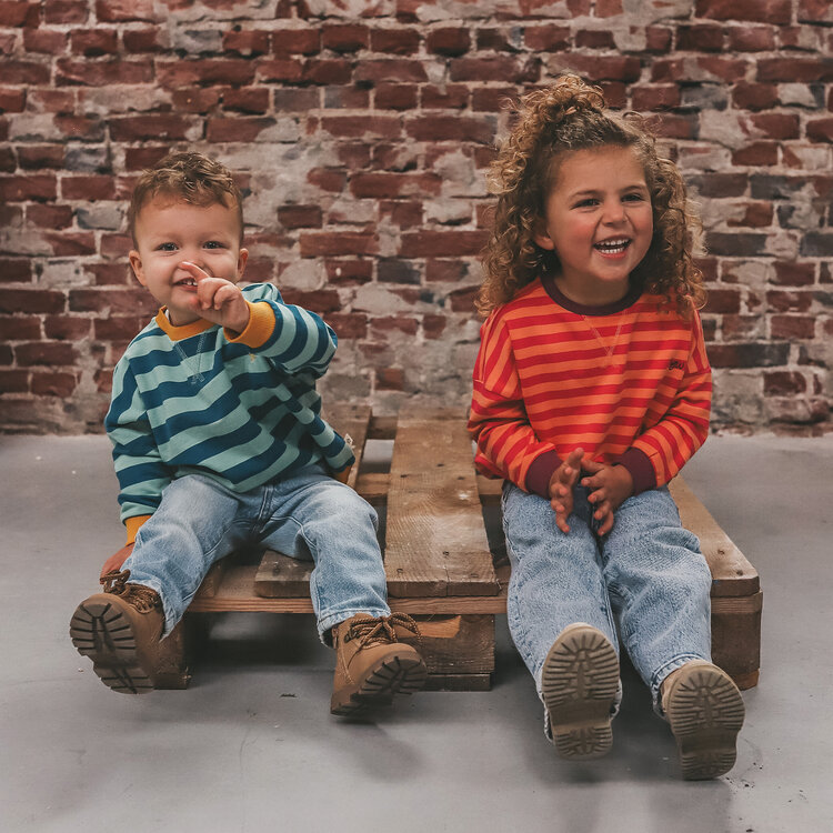 Your Wishes Stripe French | Sweater - Beetroot Purple