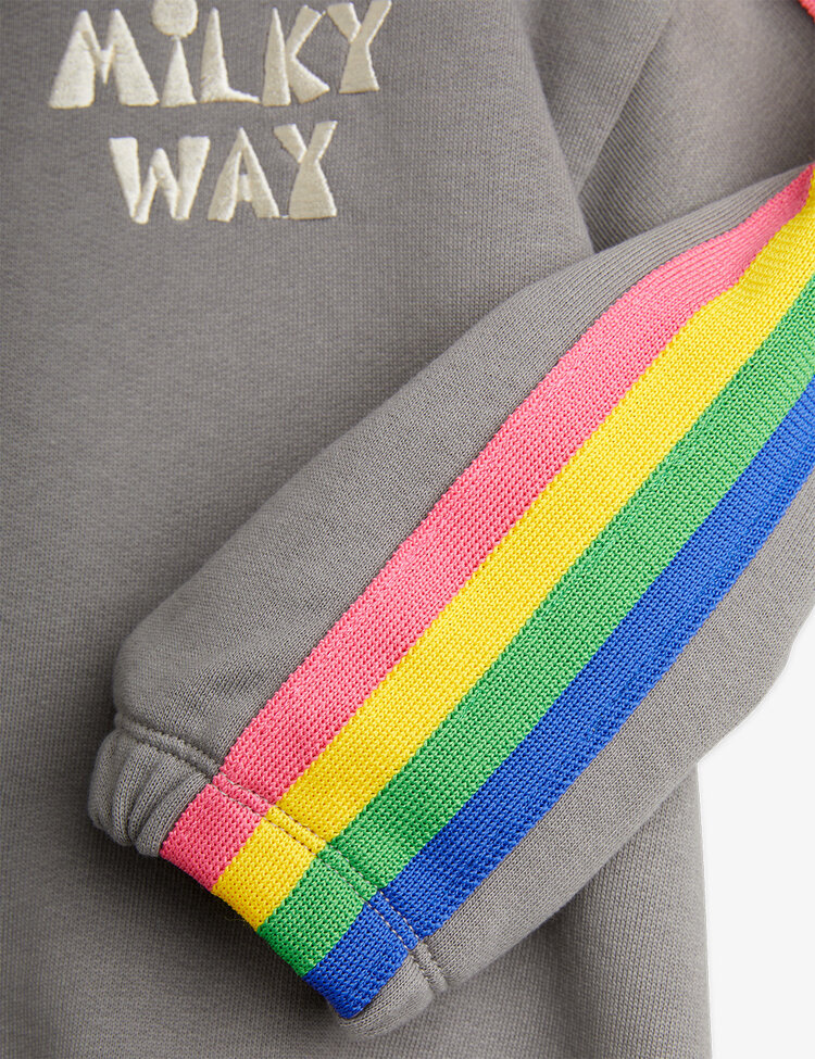 Mini Rodini The milky way rainbow panel sweatshirt