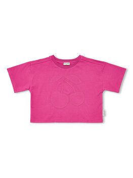 Petit Blush Cherry T-Shirt -  Rose Violet