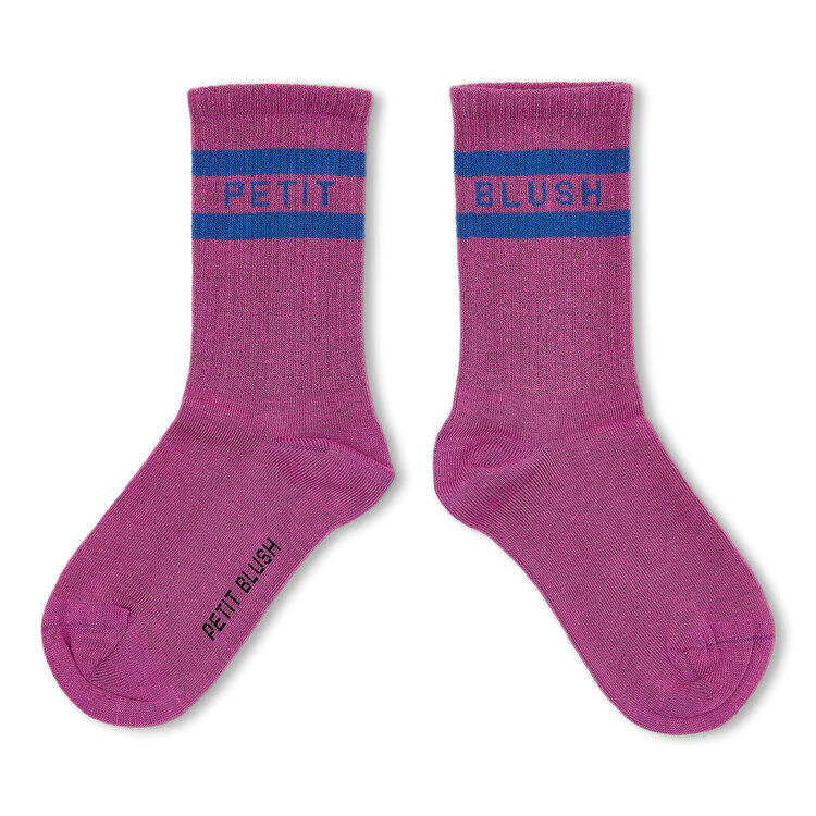 Petit Blush Sport Socks Rose / Dazling Blue