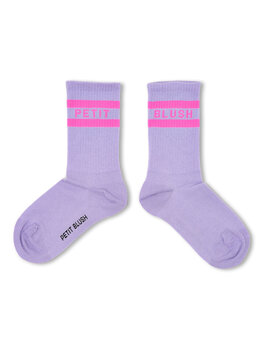 Petit Blush Sport Socks Violet / Neon Pink