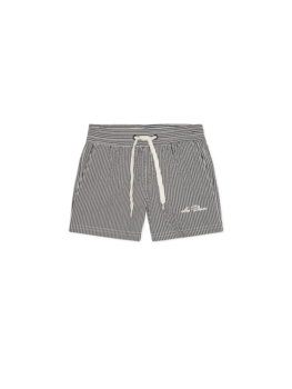 Les Deux Stan Stripe Swim Shorts - Black