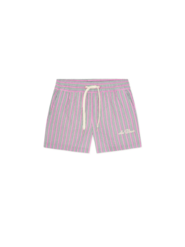 Les Deux Stan Stripe Swim Shorts - Crocus Pink