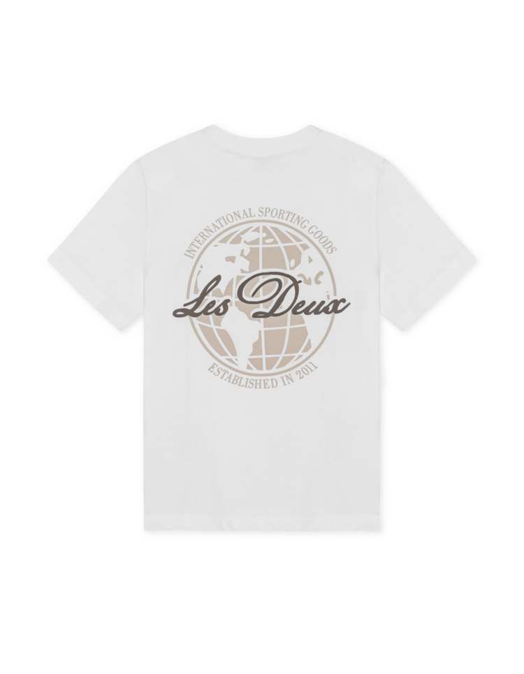Les Deux Globe T-Shirt  - White