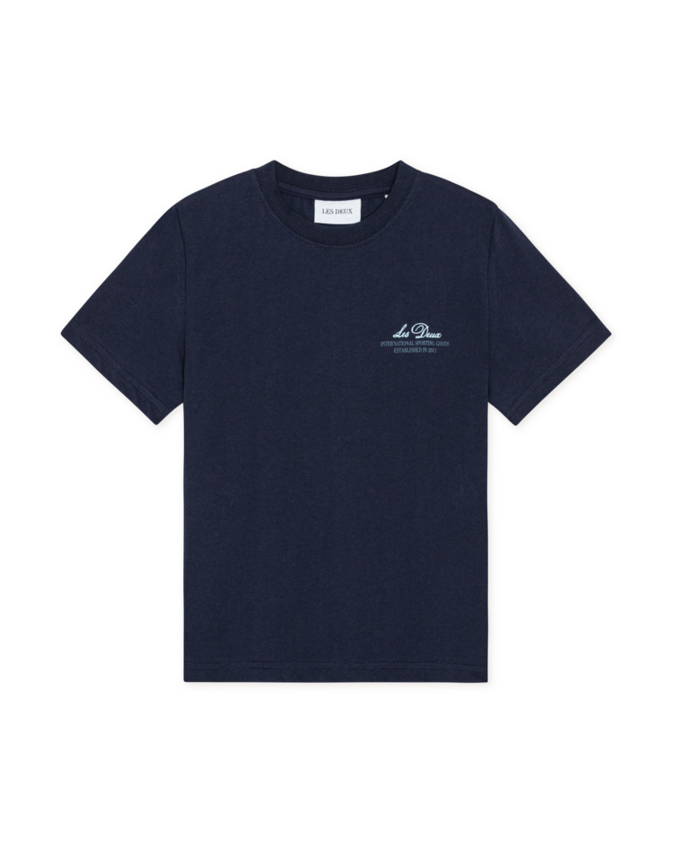 Les Deux Globe T-Shirt  - Dark Navy