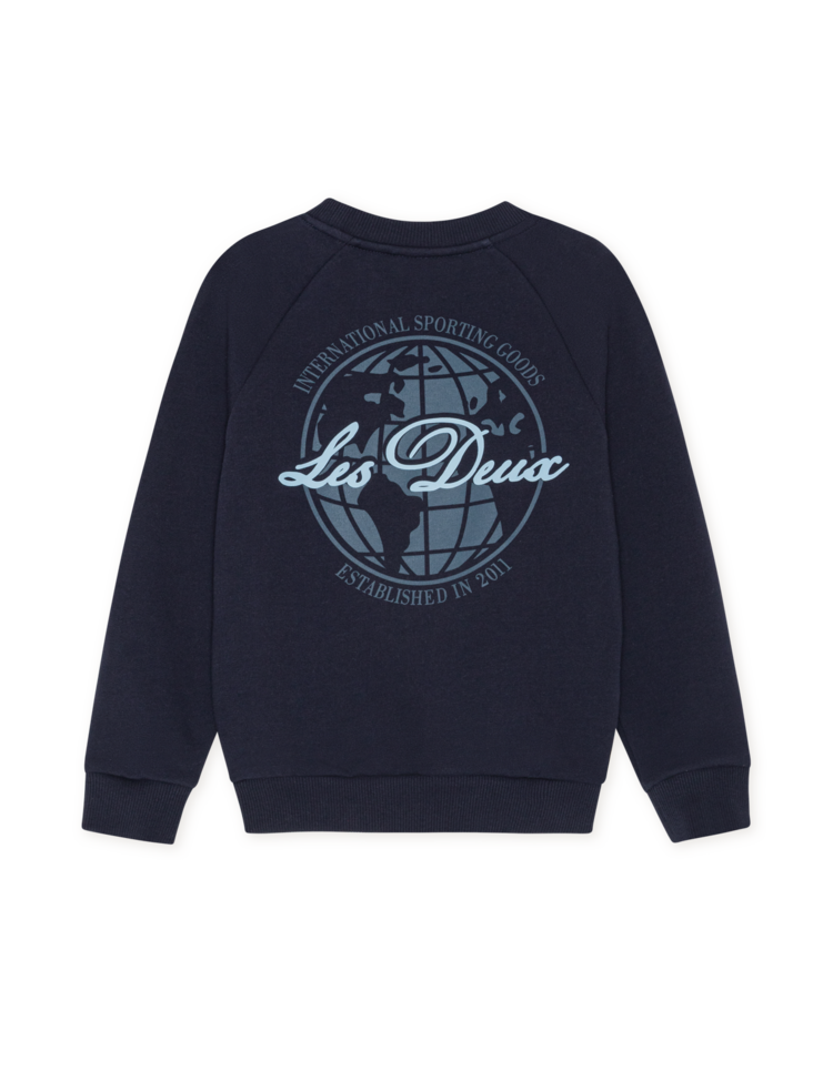 Les Deux Globe Sweatshirt - Dark Navy