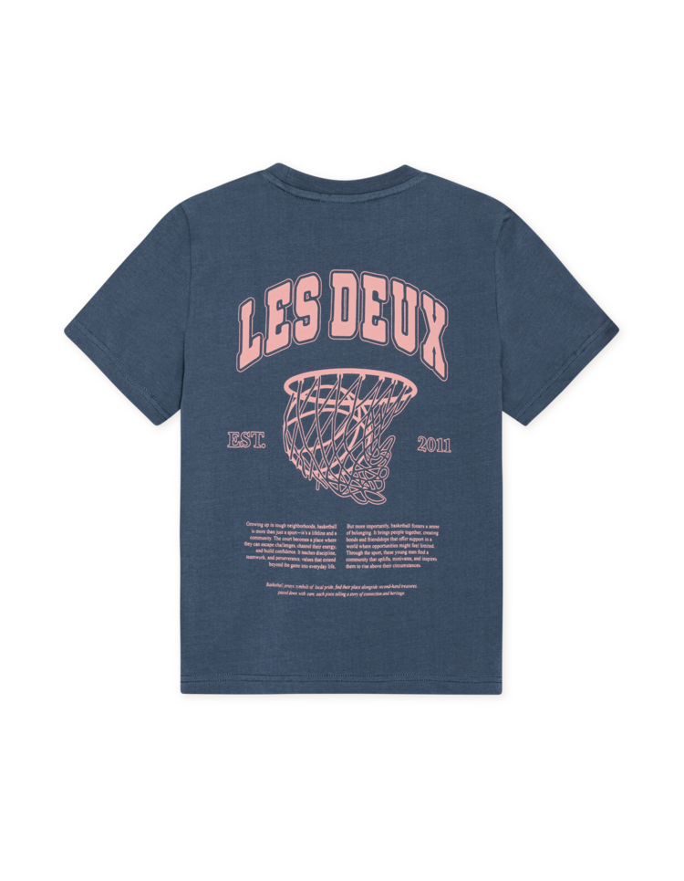 Les Deux Hoop T-Shirt - Denim Blue