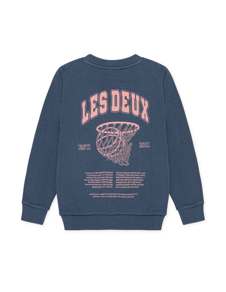 Les Deux Hoop Sweatshirt  - Dark Denim Blue