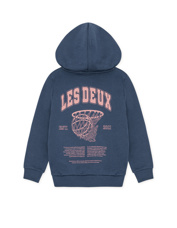 Les Deux Hoop Hoodie  - Dark Denim Blue