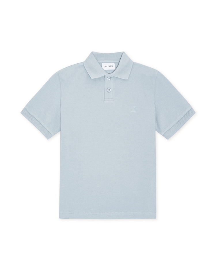 Les Deux Pique Polo - Blue Fog