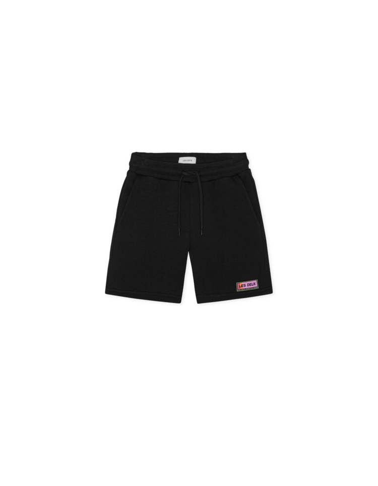 Les Deux Sport Logo Sweatshorts - Black
