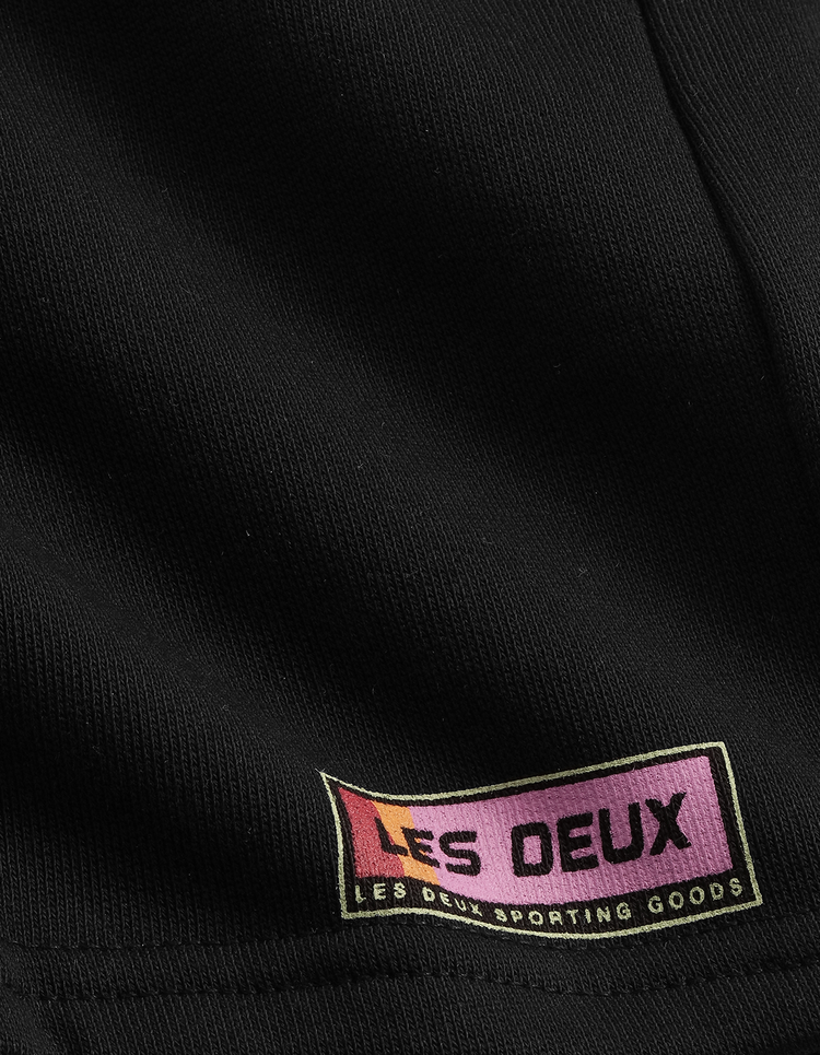 Les Deux Sport Logo Sweatshorts - Black
