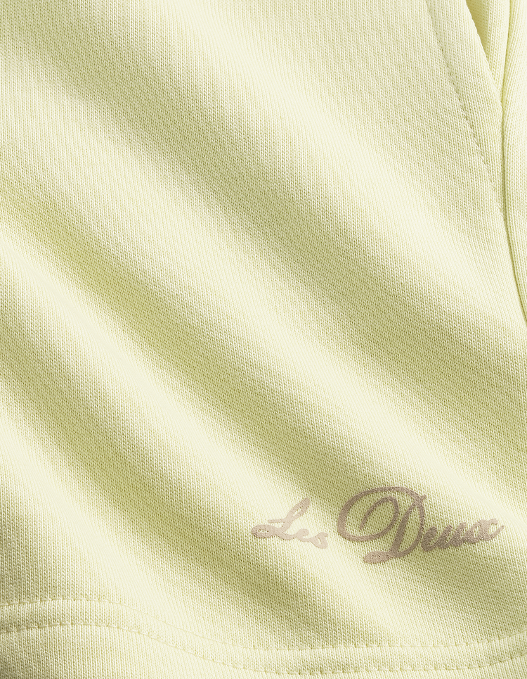 Les Deux Sport Logo Sweatshorts - Jade Green