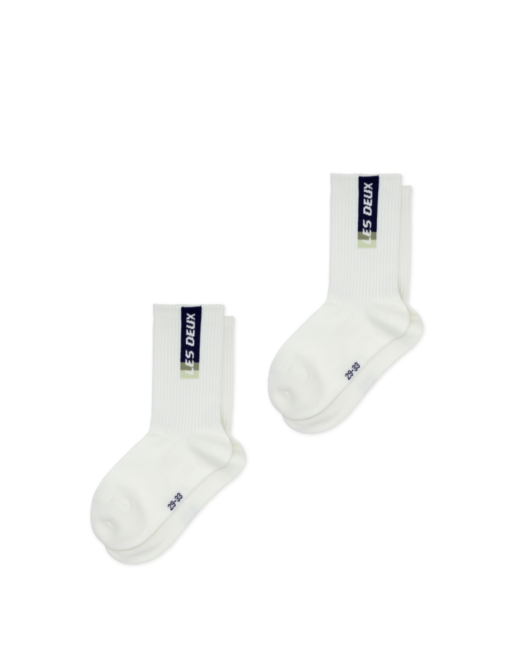 Les Deux Sport Logo Socks 2-Pack
