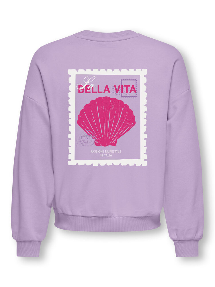 Only KOGKARLIE LIFE LS LOOSE - Orchid Bloom