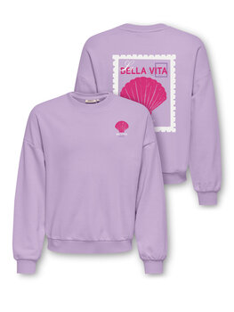 Only KOGKARLIE LIFE LS LOOSE - Orchid Bloom