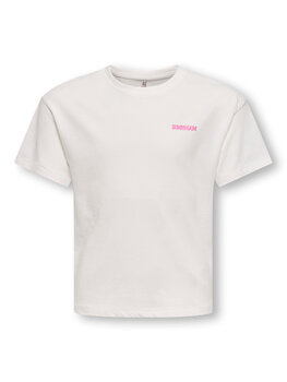 Only KOGRUTH SUN LIFE S/S TOP - Cloud Dancer