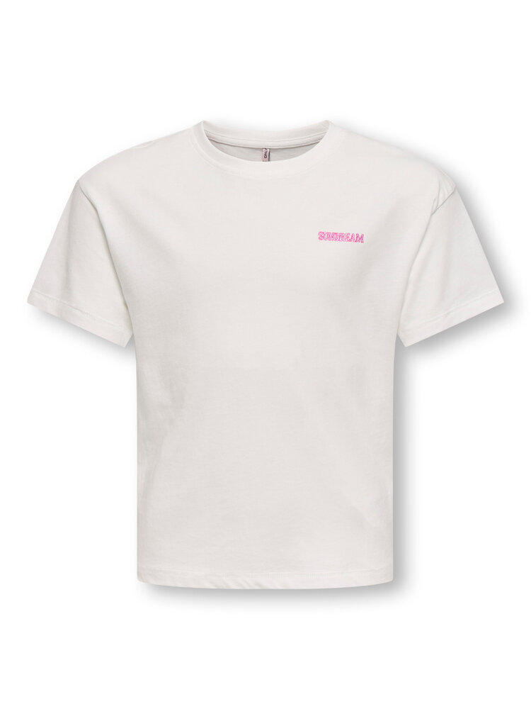 Only KOGRUTH SUN LIFE S/S TOP - Cloud Dancer