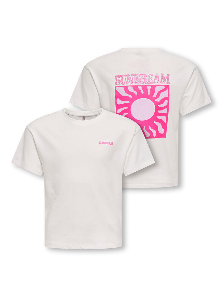 Only KOGRUTH SUN LIFE S/S TOP - Cloud Dancer