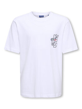 Only & Sons OSJFREDE LIFE RLX SS - Bright White