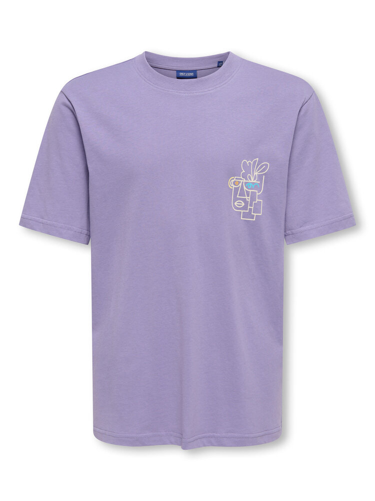 Only & Sons OSJFREDE LIFE RLX SS - Purple Haze