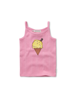 Sproet & Sprout Girls spaghetti top ice cream podium pink
