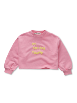 Sproet & Sprout Boxy batman sleeve ice cream podium pink