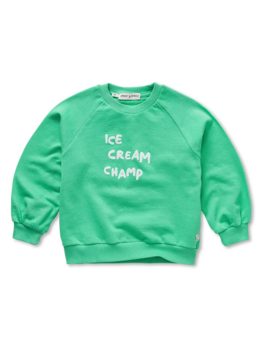 Sproet & Sprout Raglan sweatshirt ice cream champ jade green