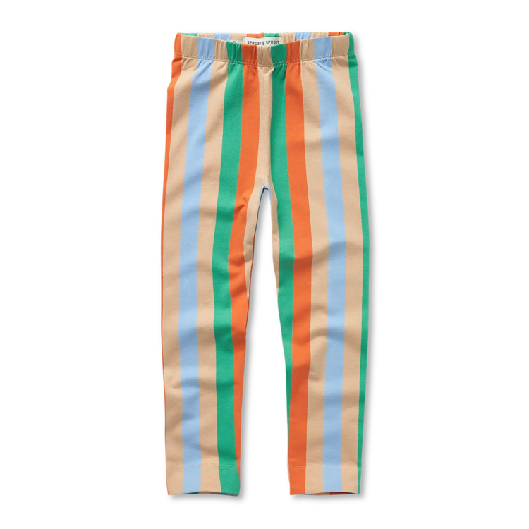 Sproet & Sprout Legging multi stripes sand