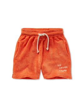 Sproet & Sprout Terry short orange sprint