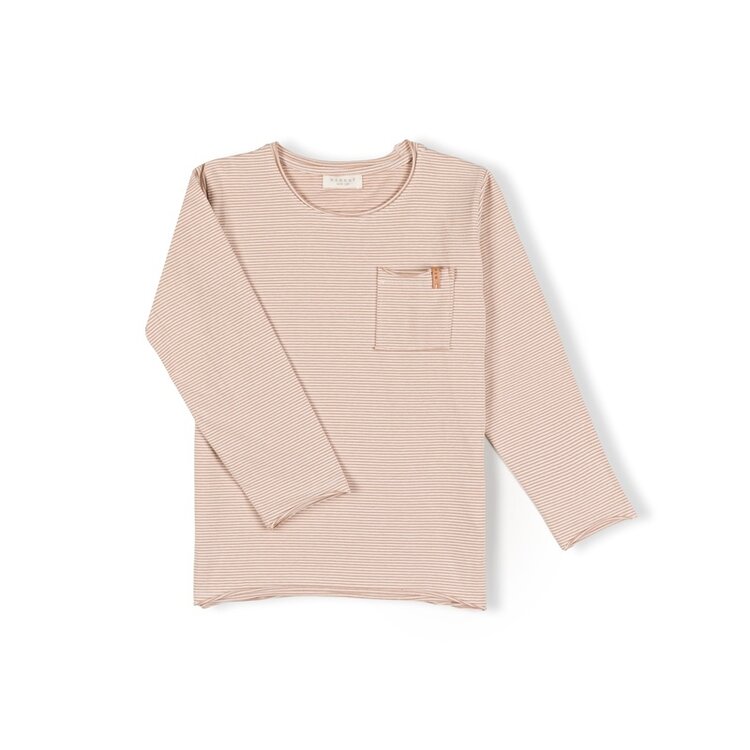 Nixnut Longsleeve - Biscuit Stripe