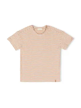 Nixnut Com Tshirt - Biscuit Stripe