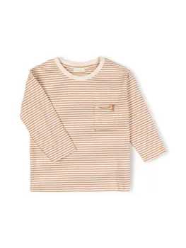 Nixnut Drop Shirt- Biscuit Stripe